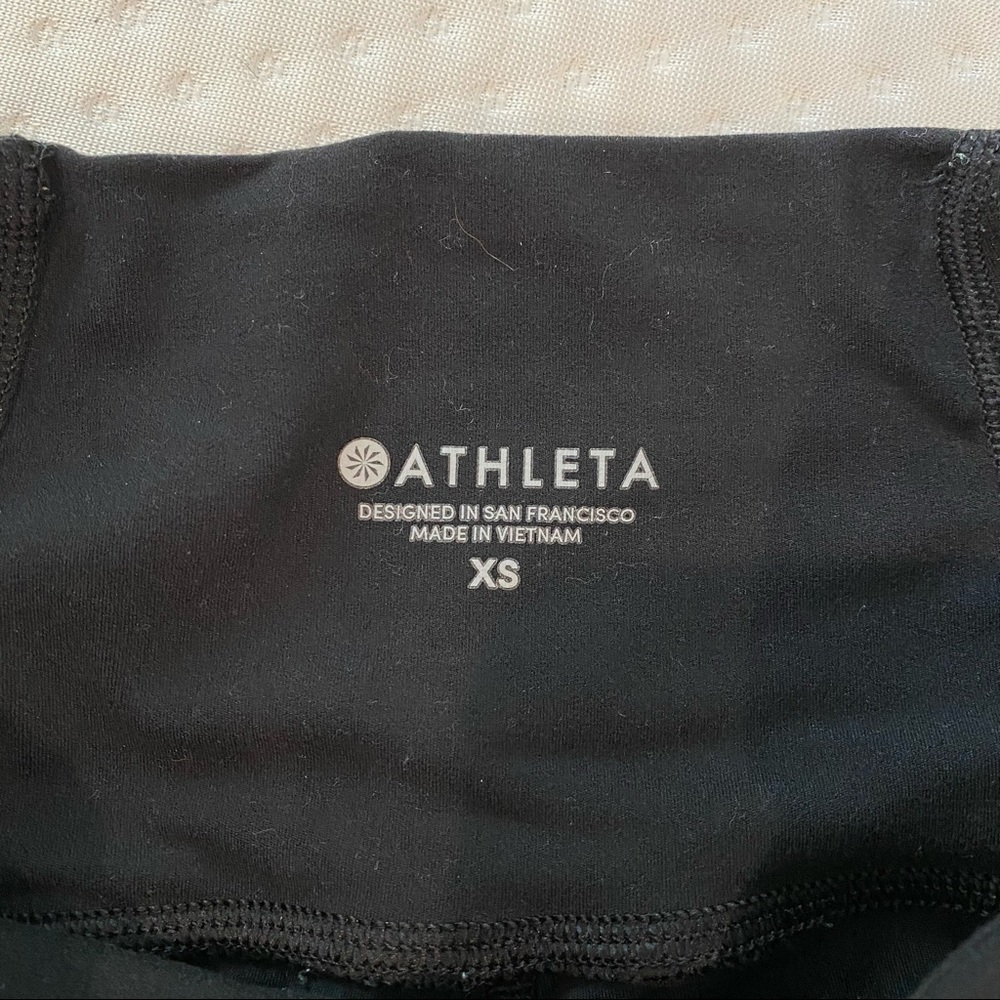 Athleta Yoga Mesh Leggings - XS Black - Picture 6 of 7